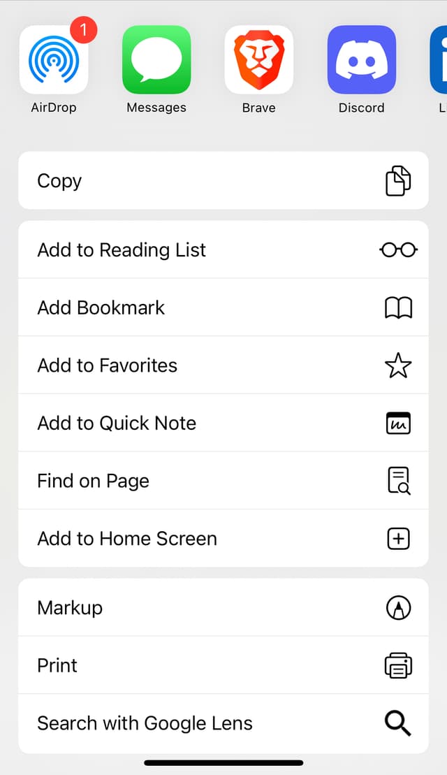 Add to Homescreen